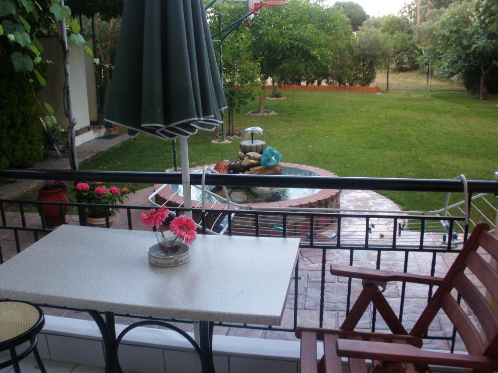 Apartmán Dionysos Asproválta Pokoj fotografie