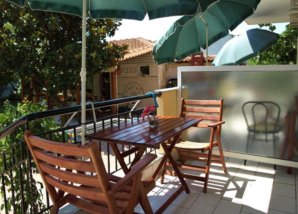 Apartmán Dionysos Asproválta Pokoj fotografie